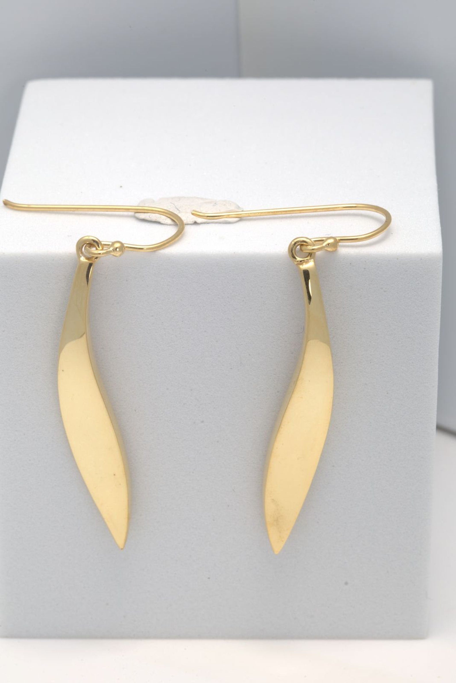 Dangle Drop Leaf Earrings, Nature Earrings, Minimalist Leaf Earrings Gifts for Her, Wedding Earrings, Bridesmaid Gifts